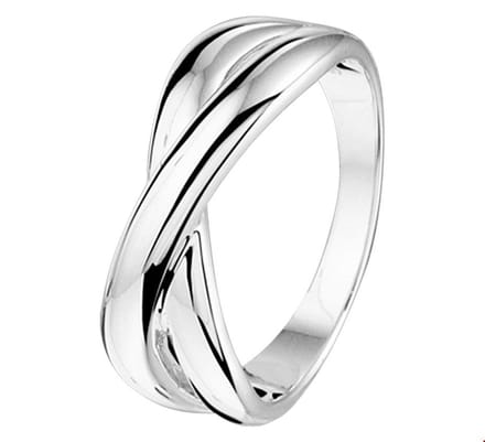Zilver Gerhodineerde Ring 1326076 17.25 mm (54)