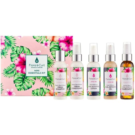 Flora & Curl Flora &amp; Curl Botanical Haircare Mini Essentials Kit 5 x 75 ml
