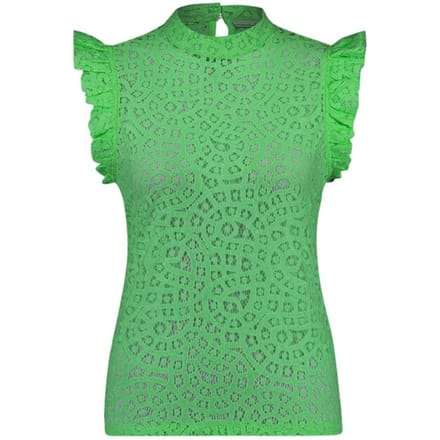 Lofty Manner T-shirt Blouse Bella Qc03 1 450 Green Dames Maat - S
