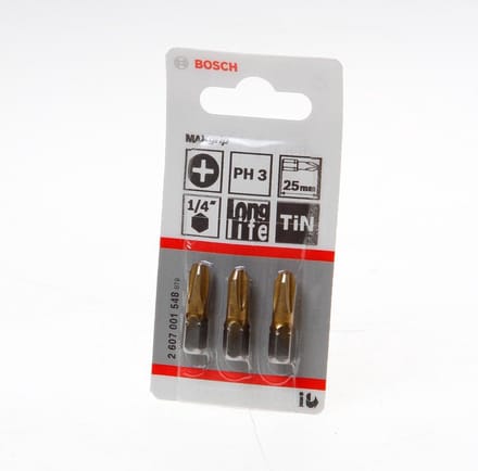 Bosch - MAXGRIP/PH3 - 3 stuks