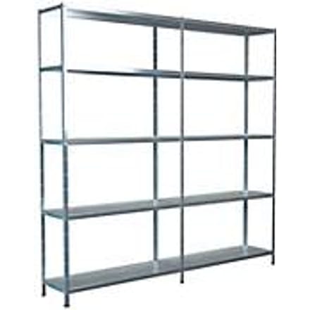 Legborden zonder grendels, H 2000 x B 2000 x D 350 mm, gegalvaniseerd