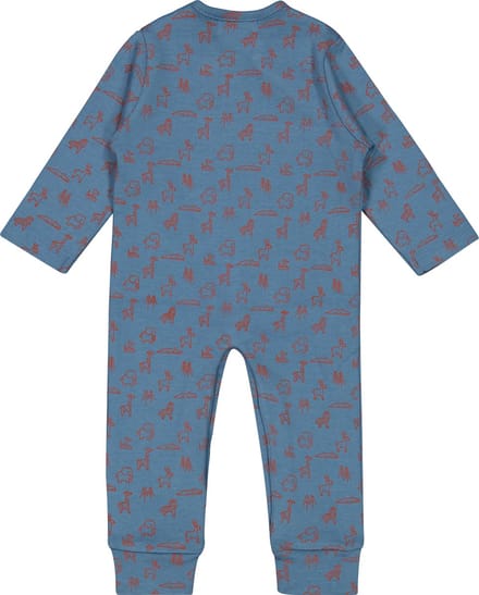 4PRESIDENT Romper - Zoo AOP - Maat 74 - Rompertjes baby