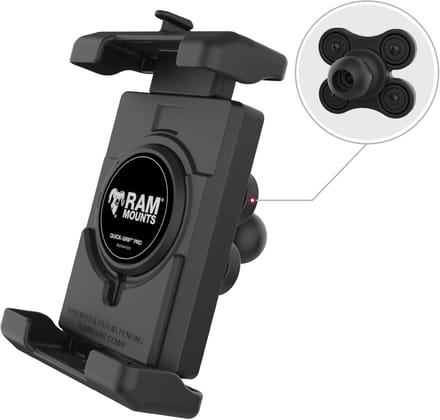 Quick-Grip™ Pro XL Telefoonhouder met Kogel en Trillingdemper RAM-HOL-PD7BVU