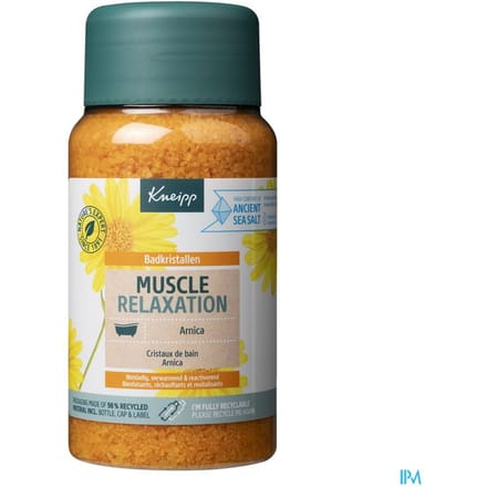 Kneipp Muscle Relaxation - Badkristallen - Badzout - Met Arnica - 600 gr