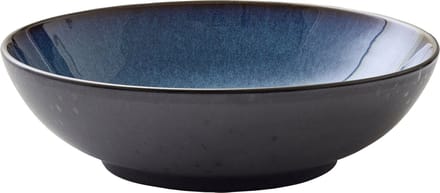 BITZ Saladekom Dia. 24 x 6 cm Zwart/Donkerblauw