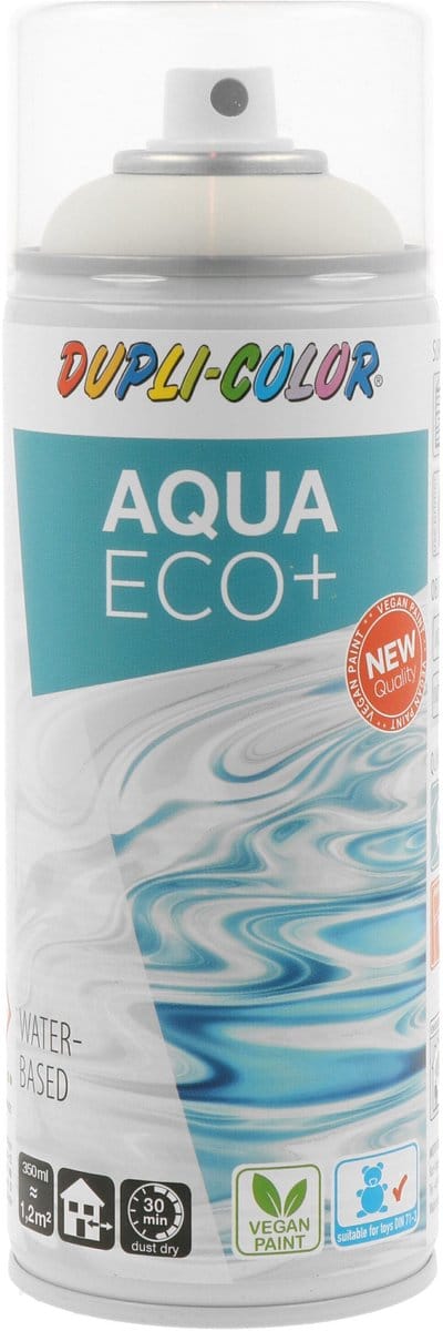 DupliColor Aqua Eco+ Blanco Gin Mat Spuitbus 350ml