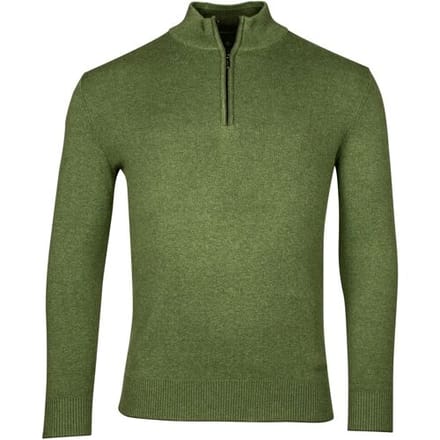 Baileys Trui Half Zip Allover 2-Tone Grasgroen / male