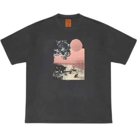T-shirt Nudie Jeans Koffe Sunburns
