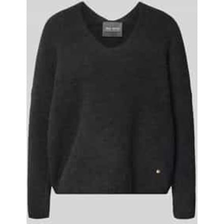 Oversized gebreide trui van wol-alpaca-mix model 'THORA'