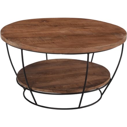 Brix salontafel evan 85x85x44cm mangohout