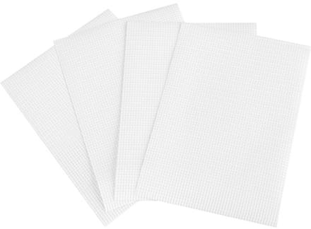Set van 4 reparatiepleisters doorzichtig