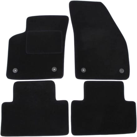 Vloermatten - Volvo - C30 - Zwart velours - 4 stuks - Antislip en waterdicht