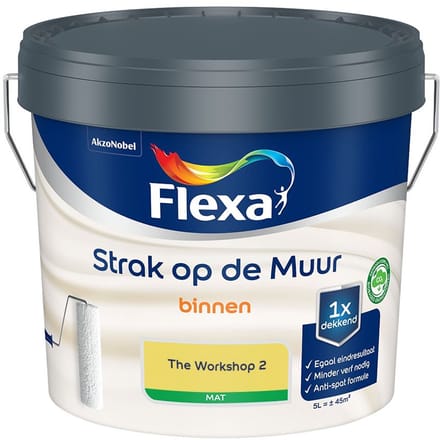 Flexa - Strak Op De Muur Binnen Mat - The Workshop 2 - Mengverf - 5 L