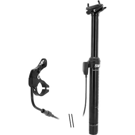 Telescopische aluminium zadelpen met kabelverstelling Switch