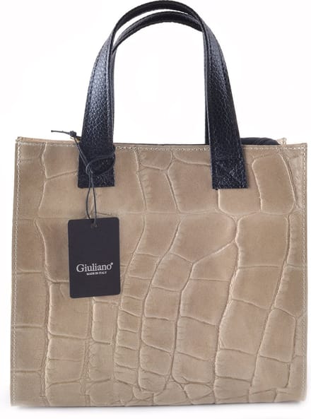 Giuliano handtas Geneviève - Beige - Dames - Made in Italy