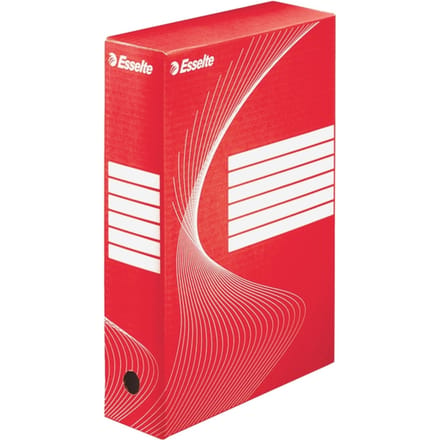 Archiefdoos Esselte Boxycolor  80mm 352x250mm rood