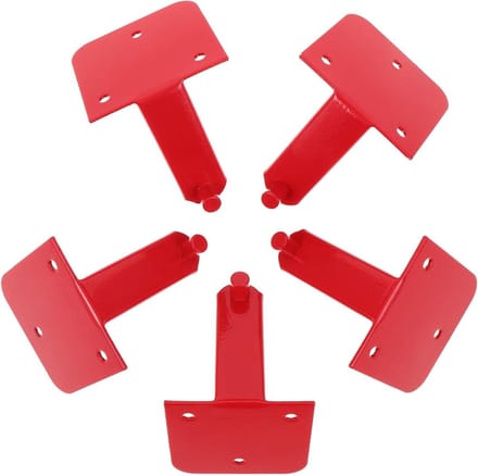 Brandblusser Beugel - Hanger Houder - Veiligheid Vergroten - Robuuste Constructie - 6.5 cm - Rood