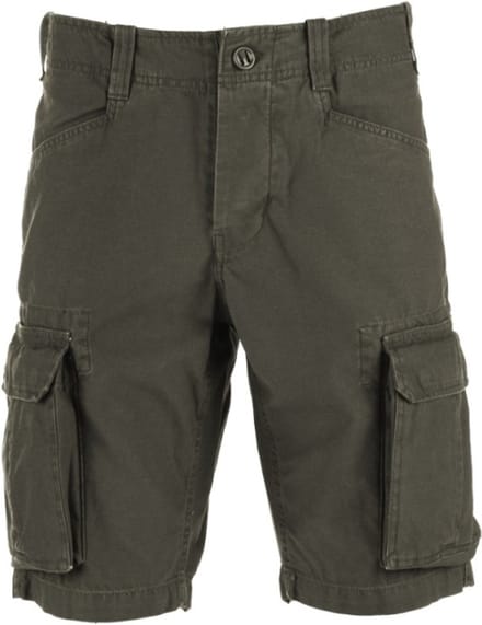 Korte broek - cargo - stonewashed - groen - L