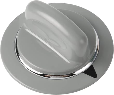 Timer Knop - Bedieningsknop - Droger Reparatie - Versterkte Ring - 1 Stuk - Grijs