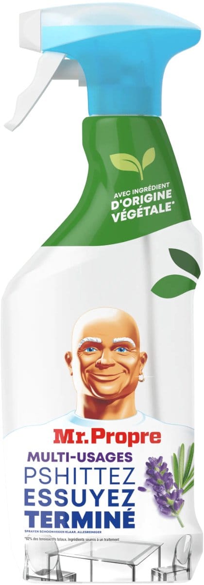 Mr. Proper - Allesreiniger Spray - Lavendel & Rozemarijn - 100% Natuurlijke Parfum - 800 ml