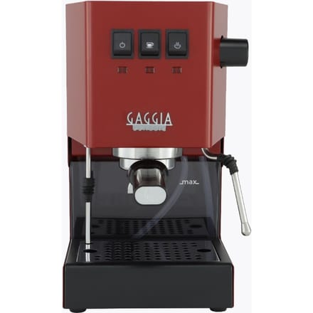 Gaggia Classic Evo Pro E24 Espressomachine Rood | 886948112020 | Hoogwaardig RVS design met messing boiler voor perfecte espresso en melkschuim