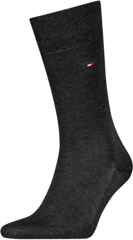 Tommy Hilfiger Herensokken Premium Fil D'ecosse Dark Grey Melange