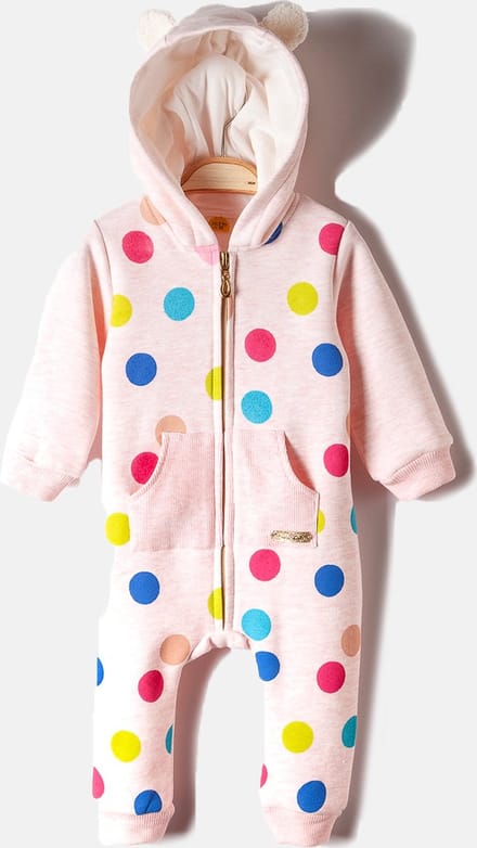 alisé Baby boxpakje met capuchon Roze 86