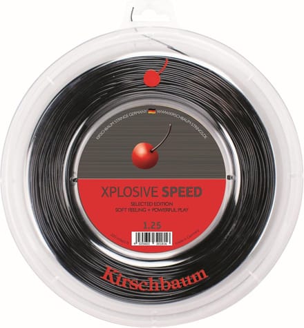Tennis Snaren - Monofilament Roll - Powerplay Ondersteuning - Zeer Elastisch - 200 Meter - Zwart