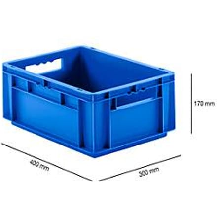 EURO-krat EF 4170 - zonder deksel - 15,7 liter - blauw