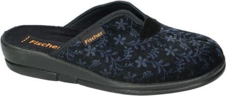 Fischer -Dames - blauw donker - pantoffels - maat 42