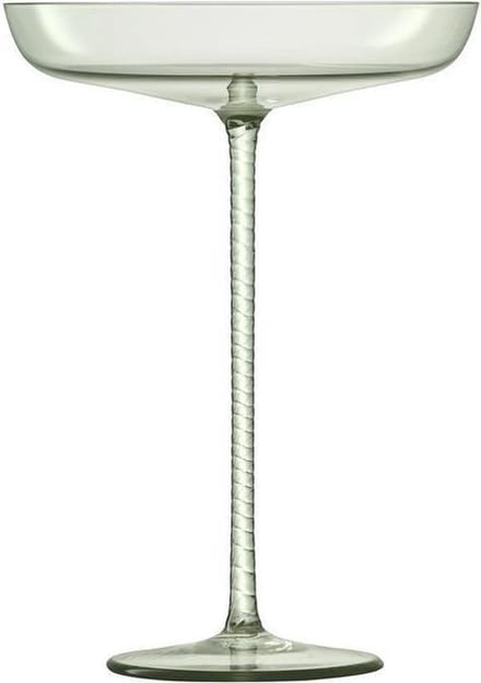 L.S.A. - Champagne Theatre Champagne Glas ø 12 cm - Glas - Groen