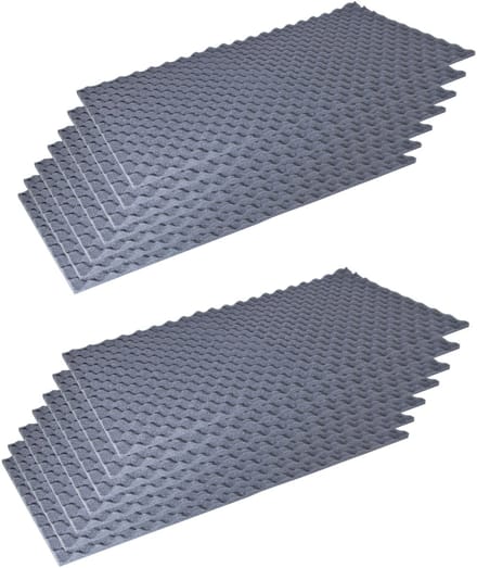 MUSIC STORE Noppo Absorberschaum, anthr. 14 Stk. 50x100 cm, 20mm sterk - Absorbers