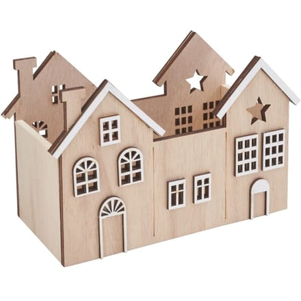 VBS Houten doos "Huizen"