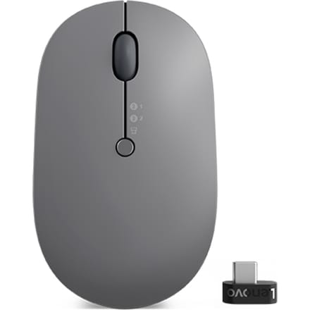 Lenovo Go Multi-Device muis Kantoor Ambidextrous RF-draadloos + Bluetooth Optisch 2400 DPI