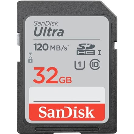 SanDisk Ultra SDHC Geheugenkaart, 32Gb, Klasse 10 / UHS-1 U1 SDSDUN4-032G-GN6IN