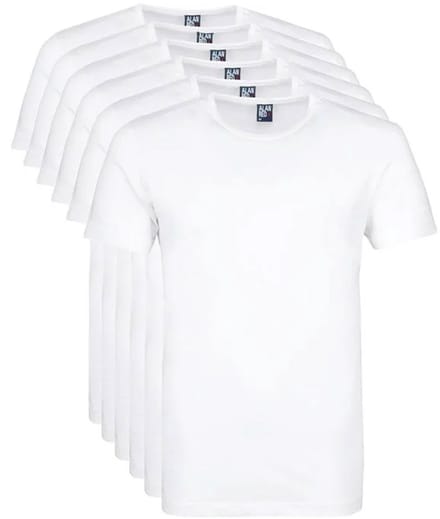 Alan Red Derby actie T-shirts 6-pack