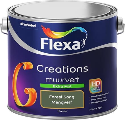 Flexa - Creations Muurverf Extra Mat - Forest Song - Mengverf - 2,5 L