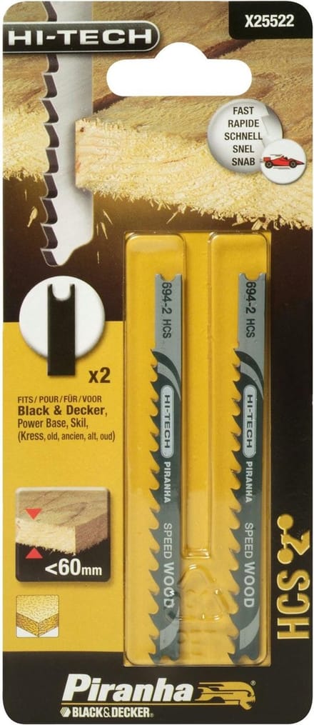 Piranha HI-TECH decoupeerzaagblad hout/grof U-schacht 30 mm X25522