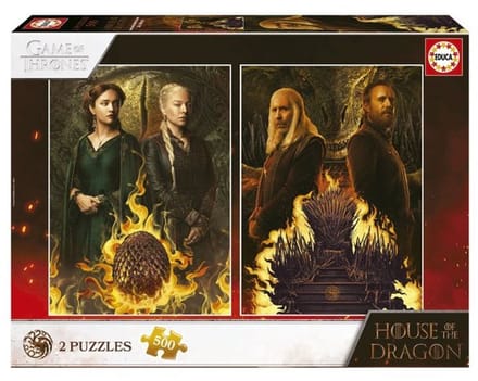EUDCA - puzzel - 2 x 500 stuks - Huis van de Draak