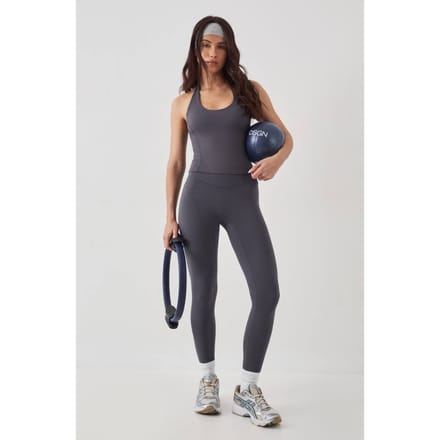 Dames DSGN Studio Ultra Sculpt Wrap Taille Legging | Slate Grey | Maat: 2XL