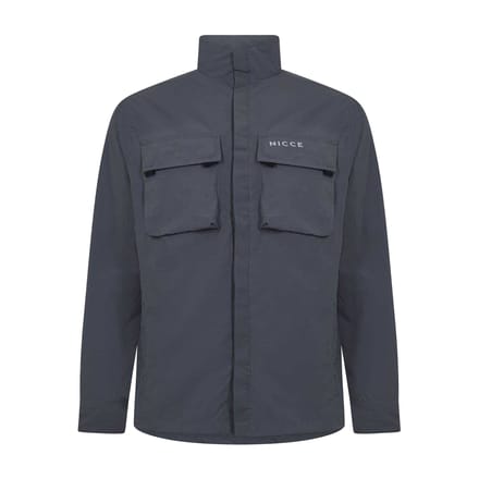 Nicce Heren Statlo Nylon Overhemd (Steenkool)