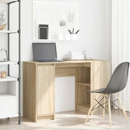vidaXL - Bureau - 120x42x76 - cm - spaanplaat - sonoma - eikenkleurig