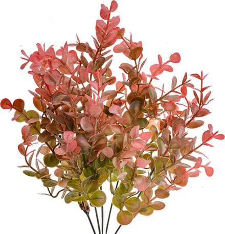 Clayre & Eef Kunstplant 35 cm Rood Zwart Kunststof