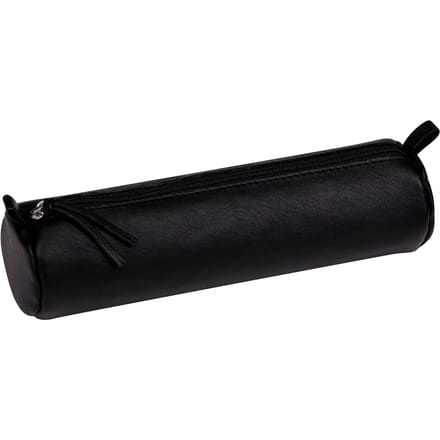Clairefontaine leren rolbeursje, zwart
