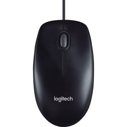 Logitech M90 HD Optical Muis - Zwart - Muis - Optisch - 3 knoppen - Zwart