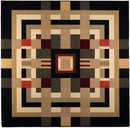 Bold Monkey Urban Maze Vloerkleed 200x200 cm - Meerkleurig