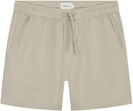 Pure Path Seersucker Shorts Sand (25010521 - 46)