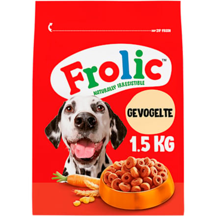 Frolic Droog Gevogelte - Hondenvoer - 1.5 kg