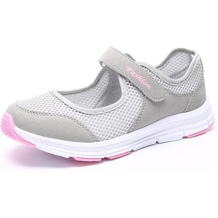 Dames van middelbare leeftijd Casual mode holle platte bodem knoop luie sneakers maat 35-43 38