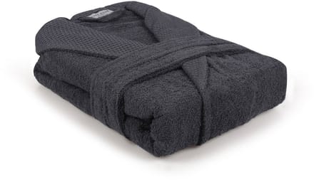 Asir - Badjas - Antraciet - 100% katoen - Large